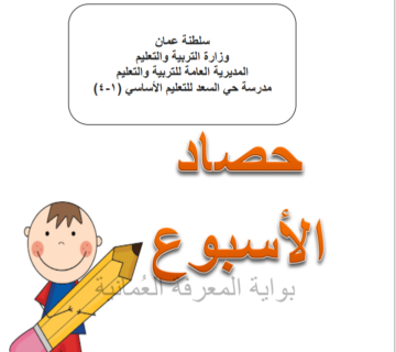 نصوص مذكرة الفهم المقروء (حي السعد)