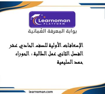 الإسعافات الأولیة للصف الحادي عشر الفصل الثاني عمل الطالبة : الحوراء حمد السلیمیة