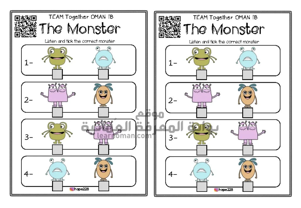 The Monster – Unit 5 | Team Together